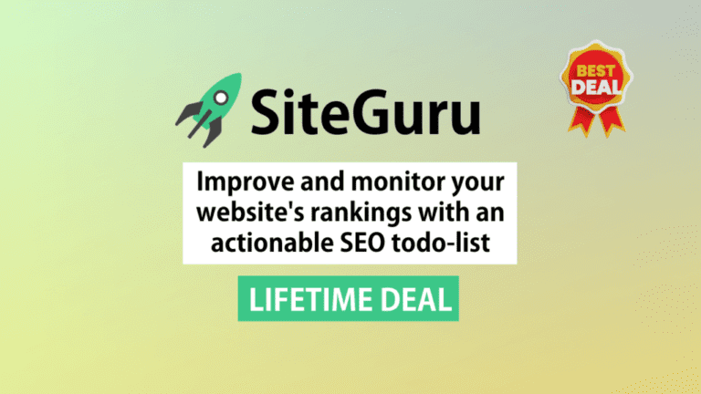 Siteguru Appsumo Lifetime Deal