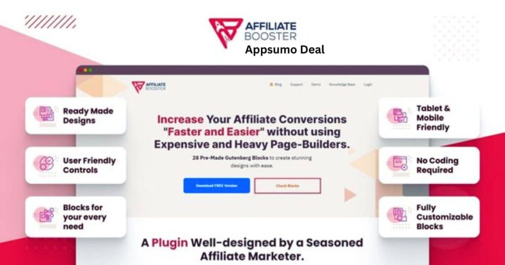 Affiliate Booster Appsumo Deal