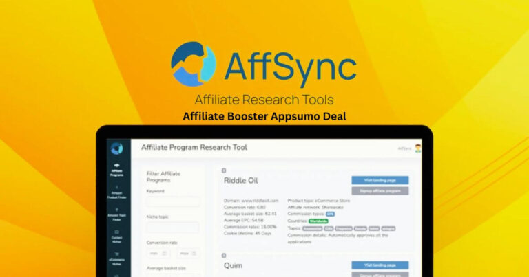 Affiliate Booster Appsumo Deal