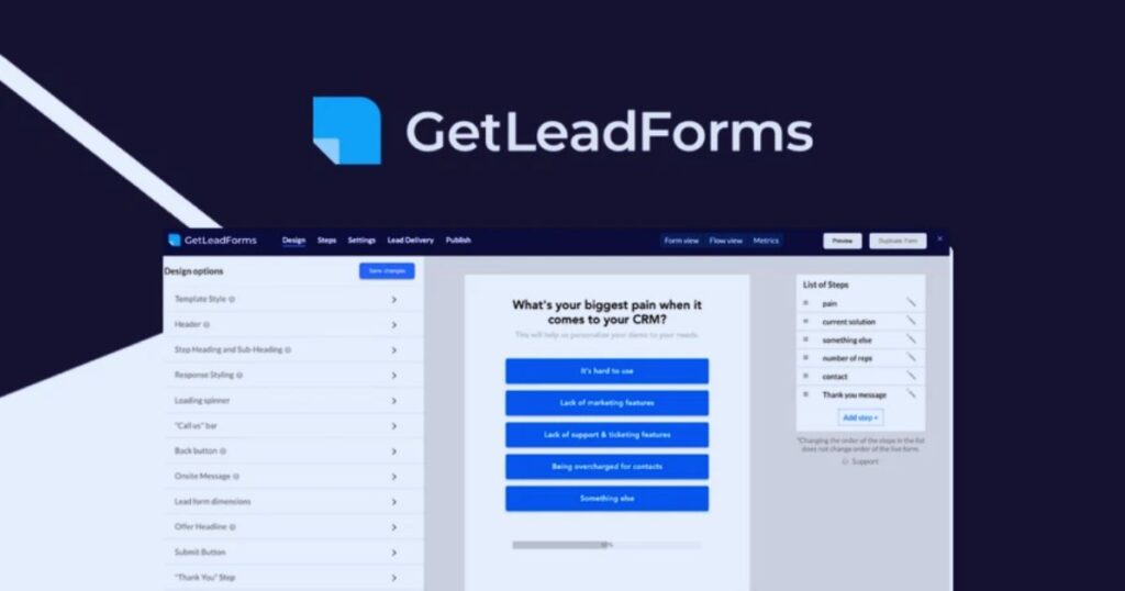 Getleadforms Appsumo Lifetime Deal