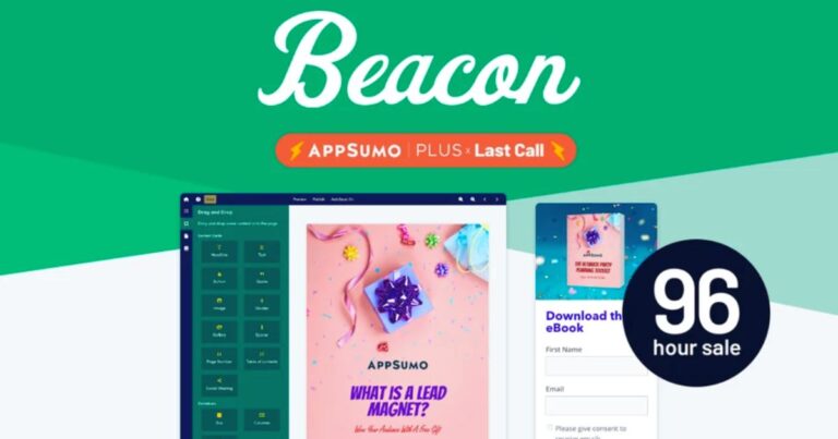 Beacon Appsumo Lifetime Deal: Best Tool for eBooks, Lead Magnets & Content Upgrades