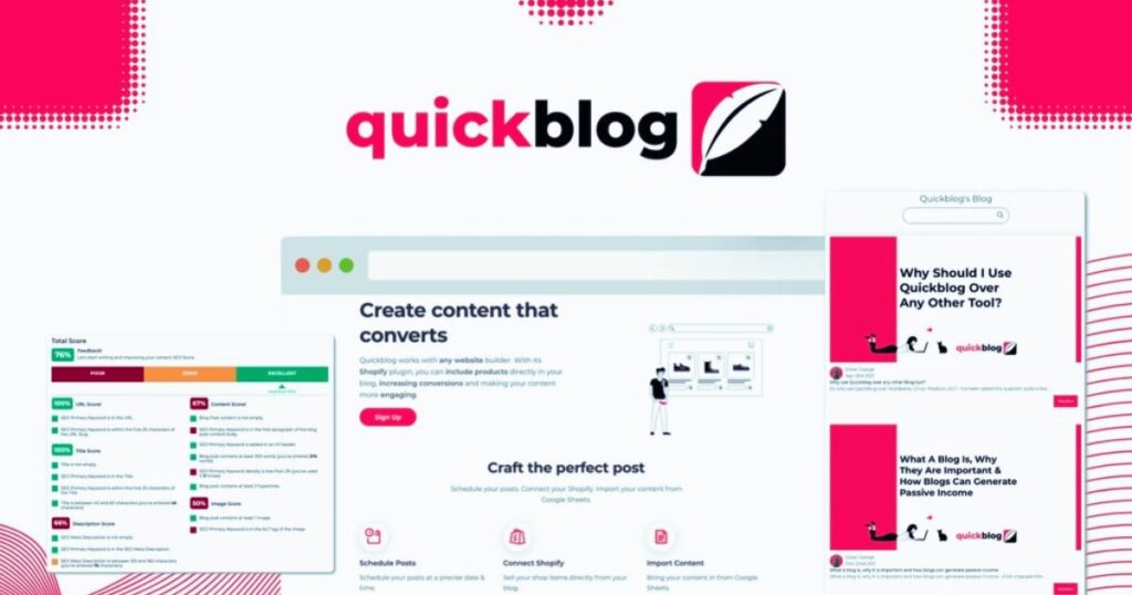 Quickblog Appsumo Lifetime Deal